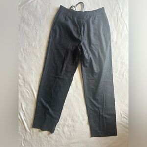 NWT Madewell 100% Wool Charcoal Women’s Trousers - Timeless Straight Fit